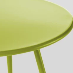 Lot De 2 Tables Basses Ronde En Acier Vert -Pas Cher Jardinoa Magasin 648865197a54d3.52969676
