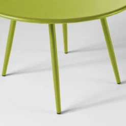 Lot De 2 Tables Basses Ronde En Acier Vert -Pas Cher Jardinoa Magasin 6488651990ea19.76086100