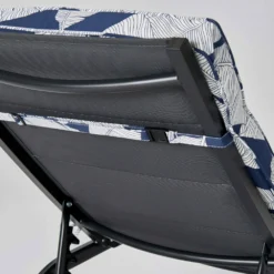 Lot De 2 Coussins Bain De Soleil Polyester Bleu 186x60x5 Cm -Pas Cher Jardinoa Magasin 64886575492431.05655547