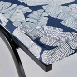 Lot De 2 Coussins Bain De Soleil Polyester Bleu 186x60x5 Cm -Pas Cher Jardinoa Magasin 64886575a38ee5.36176020