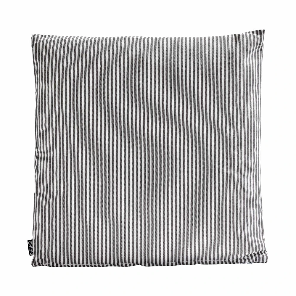 Lot De 2 Coussins Carrés Polyester Linea Gris 45x45x8 Cm 2 Lot De 2 Coussins Carrés Polyester Linea Gris 45x45x8 Cm – Image 2