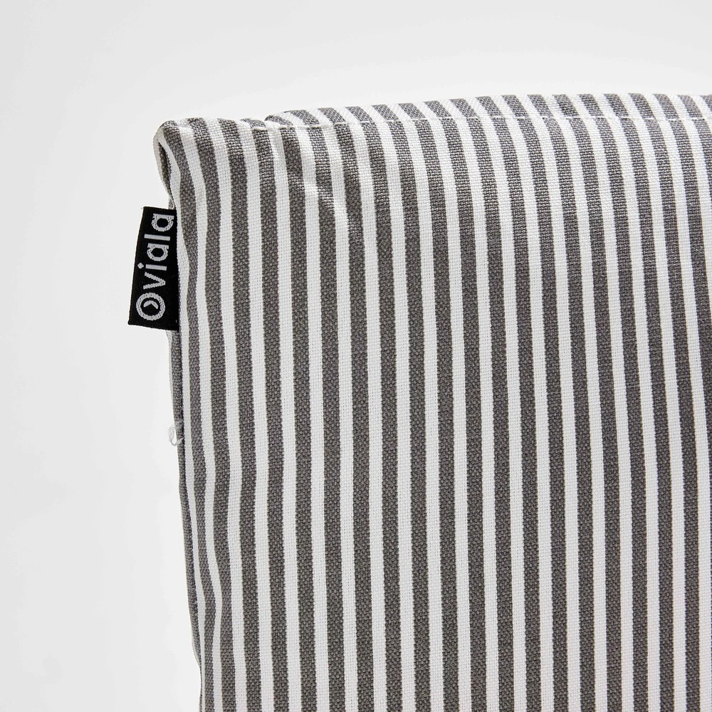 Lot De 2 Coussins Carrés Polyester Linea Gris 45x45x8 Cm 6 Lot De 2 Coussins Carrés Polyester Linea Gris 45x45x8 Cm – Image 6