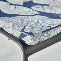 Lot De 4 Galettes De Chaise Polyester Abaca Bleu 40x40x3 Cm -Pas Cher Jardinoa Magasin 6488657fb3cb19.43573267