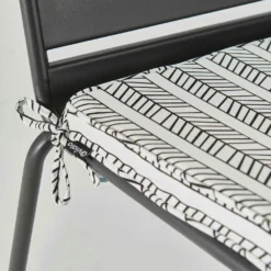 Lot De 4 Galettes De Chaise Polyester Tempu 40x40x3 Cm -Pas Cher Jardinoa Magasin 648865820f8181.86452946