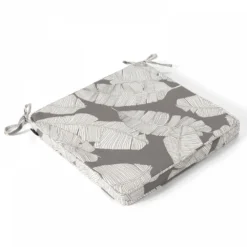 Lot De 4 Galettes De Chaise Polyester Abaca Gris 40x40x3 Cm -Pas Cher Jardinoa Magasin 6488658dacfc71.86242645