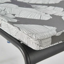 Lot De 4 Galettes De Chaise Polyester Abaca Gris 40x40x3 Cm -Pas Cher Jardinoa Magasin 6488658db89594.45388274