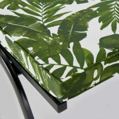 Coussin Bain De Soleil Polyester Blanc Et Vert 186 X 60 X 5 Cm -Pas Cher Jardinoa Magasin 6488659746e4f4.57137416