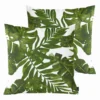 Lot De 2 Coussins Carrés Polyester Jungle 45x45x8 Cm