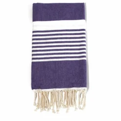 Fouta En Coton Arthur 100x200cm Violet