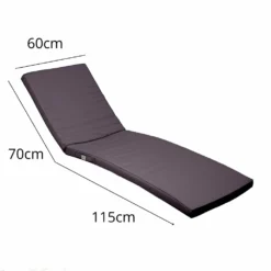 Coussin Bain De Soleil - Matelas Pour Transat Dehoussable- 185x60x5cm - Gris Carbone 11 Coussin Bain De Soleil - Matelas Pour Transat Dehoussable- 185x60x5cm - Gris Carbone -Pas Cher Jardinoa Magasin 648b51cfe341e4.12277248