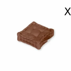 Coussin De Sol Lot De 2 - 40 X 40 Cm Rouille -Pas Cher Jardinoa Magasin 648b553a400200.38270247