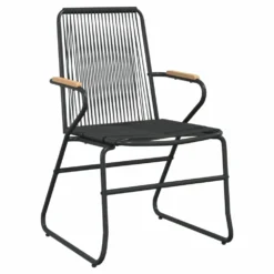 VIDAXL Chaises De Jardin 4 Pcs Noir 58x59x85,5 Cm Rotin Pvc -Pas Cher Jardinoa Magasin 648c445e6f4174.92266705