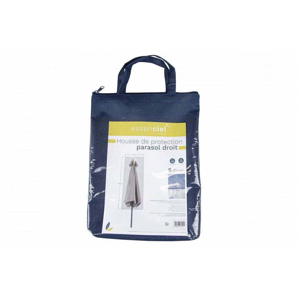 Housse De Protection Parasol Droit Jardin Imperméable Et Résistante Aux Uv En Polyester Bleu Marine - Mobilier De Jardin - 51x193cm 2 Housse De Protection Parasol Droit Jardin Imperméable Et Résistante Aux Uv En Polyester Bleu Marine - Mobilier De Jardin - 51x193cm – Image 2