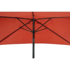 Parasol Rectangulaire 2x3m Orange Aluminium Et Polyester Avec Manivelle Inclinable - Parasol Droit - Mobilier De Jardin -Pas Cher Jardinoa Magasin 6490943f7a8640.69749007