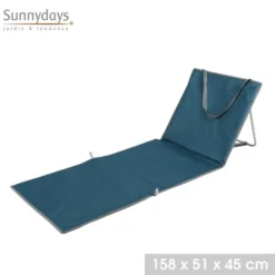 Matelas De Plage Sierra Blanca Bleu Gris -Pas Cher Jardinoa Magasin 649481bc8ee9e3.73910345