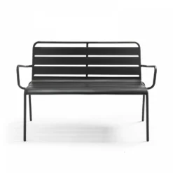 Banc De Jardin En Métal Anthracite -Pas Cher Jardinoa Magasin 6494a87ded1df2.83981720