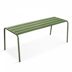 Banc De Jardin En Acier Vert Cactus