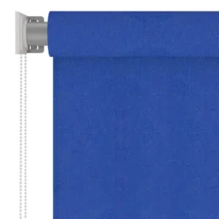 VIDAXL Store Roulant D'extérieur 200x140 Cm Bleu Pehd -Pas Cher Jardinoa Magasin 6494b66a3722a7.67681363