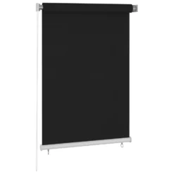 VIDAXL Store Roulant D'extérieur 100x140 Cm Noir