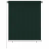 VIDAXL Store Roulant D'extérieur 120x140 Cm Vert Foncé Pehd