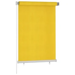 VIDAXL Store Roulant D'extérieur 100x140 Cm Jaune Pehd -Pas Cher Jardinoa Magasin 6494b677ca5c36.42740798