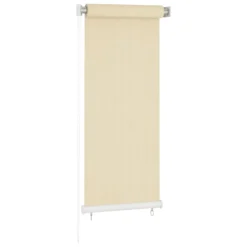 VIDAXL Store Roulant D'extérieur Crème 60x140 Cm Pehd