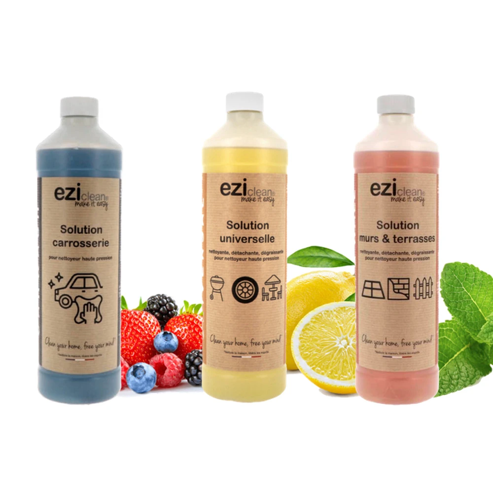 Lot De 3 Solutions Nettoyantes Eziclean® Pour Nettoyeur Haute Pression 1 Lot De 3 Solutions Nettoyantes Eziclean® Pour Nettoyeur Haute Pression