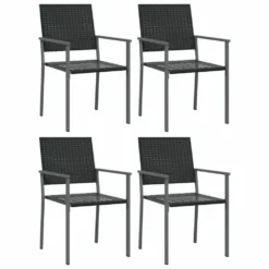 VIDAXL Ensemble à Manger De Jardin 5 Pcs Résine Tressée Acier -Pas Cher Jardinoa Magasin 6499a0f3f271f2.24788474