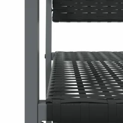 VIDAXL Ensemble à Manger De Jardin 5 Pcs Résine Tressée Acier -Pas Cher Jardinoa Magasin 6499a100e71652.93866642