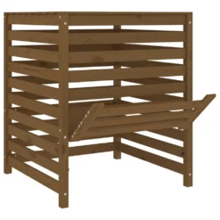 VIDAXL Composteur Marron Miel 82,5x82,5x99,5 Cm Bois Massif De Pin -Pas Cher Jardinoa Magasin 6499e3c469d5b3.82968961