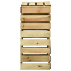 VIDAXL Composteur De Jardin à Lattes 2 Pcs 80x50x100 Cm Pin Imprégné -Pas Cher Jardinoa Magasin 6499e3c536d7d0.34874811