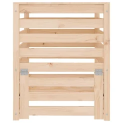VIDAXL Composteur 63,5x63,5x77,5 Cm Bois Massif De Pin 11 VIDAXL Composteur 63,5x63,5x77,5 Cm Bois Massif De Pin -Pas Cher Jardinoa Magasin 6499e3c60b7037.08125735