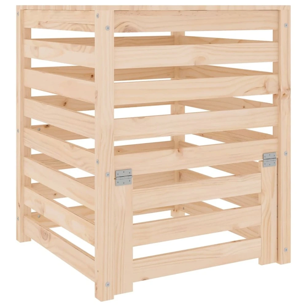 VIDAXL Composteur 63,5x63,5x77,5 Cm Bois Massif De Pin 1 VIDAXL Composteur 63,5x63,5x77,5 Cm Bois Massif De Pin