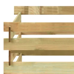 VIDAXL Composteur De Jardin à Lattes 100x100x80cm Bois De Pin Imprégné -Pas Cher Jardinoa Magasin 6499e3ca54aef2.31462900