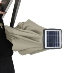 Parasol Déporté Led 3x4m Rectangle En Aluminium - Rotatif 360° - Taupe- Rome 10 Parasol Déporté Led 3x4m Rectangle En Aluminium - Rotatif 360° - Taupe- Rome -Pas Cher Jardinoa Magasin 665969a2b9effbde