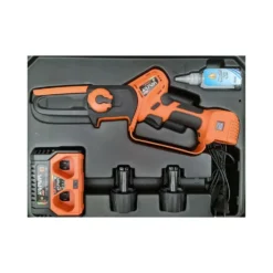 Scie D'élagage Sans Fil 10,8v 2 Batteries 2,5 Ah + Chargeur Double 300w Brixo -Pas Cher Jardinoa Magasin 67967c76a91cc607