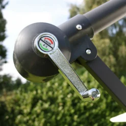 Parasol Déporté 3x3m Et 4 Dalles à Lestées Aluminium Vert -Pas Cher Jardinoa Magasin 692ed631620a9ef5