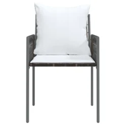 VIDAXL Chaises De Jardin Et Coussins Lot De 4 Marron 54x61x83 Cm Rotin -Pas Cher Jardinoa Magasin 6bdfc806137612b3