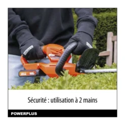 Taille-haies A Batterie 20v Dual Power Powdpg75320 - Lame 580 Mm, écartement 18 Mm - Batterie 20v 2ah Et Chargeur 4ah Inclus -Pas Cher Jardinoa Magasin 71d838e58d0253c5