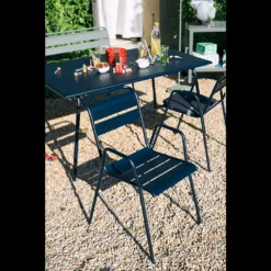 Fauteuil Bridge Monceau, Piment -Pas Cher Jardinoa Magasin 734272 2060962