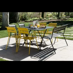 Fauteuil Bridge Monceau, Piment -Pas Cher Jardinoa Magasin 734272 2060965