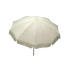 Parasol Monte Carlo En Toile Couleur Blanc Cassé - D180 Cm