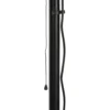 Chauffage D'extérieur Sur Pied En Aluminium Noir - H 195 X D.50 Cm