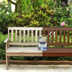 Huile Rénovatrice Teinte Teck Pour Mobilier En Bois Grisé 750 Ml -Pas Cher Jardinoa Magasin 809244 002