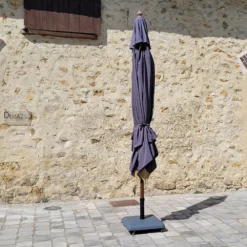 Parasol Droit 3x3 M Gris Pegasia -Pas Cher Jardinoa Magasin 86941059349d84c5