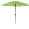 Parasol Shanghai En Toile Verte Avec Protection UV - D270 Cm