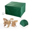 HOMCOM Housse De Protection Pour Salon De Jardin - L.135 X L.135 X H.75 Cm
