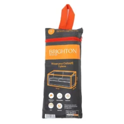 Housse Pour Canapé 2 Places En Polyester Anthracite - 145x85x70 Cm