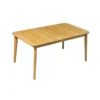 Table De Jardin Haute COMETE En Bois D'acacia - 140x80x65 Cm