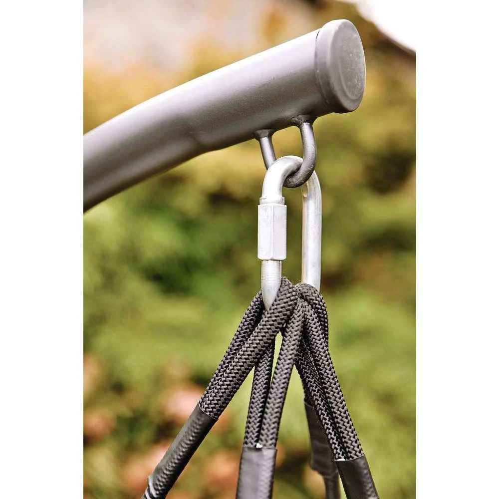 Fauteuil De Jardin Œuf CÉLESTE En Acier Gris - H.196 Cm, D.105 Cm 3 Fauteuil De Jardin Œuf CÉLESTE En Acier Gris - H.196 Cm, D.105 Cm – Image 3